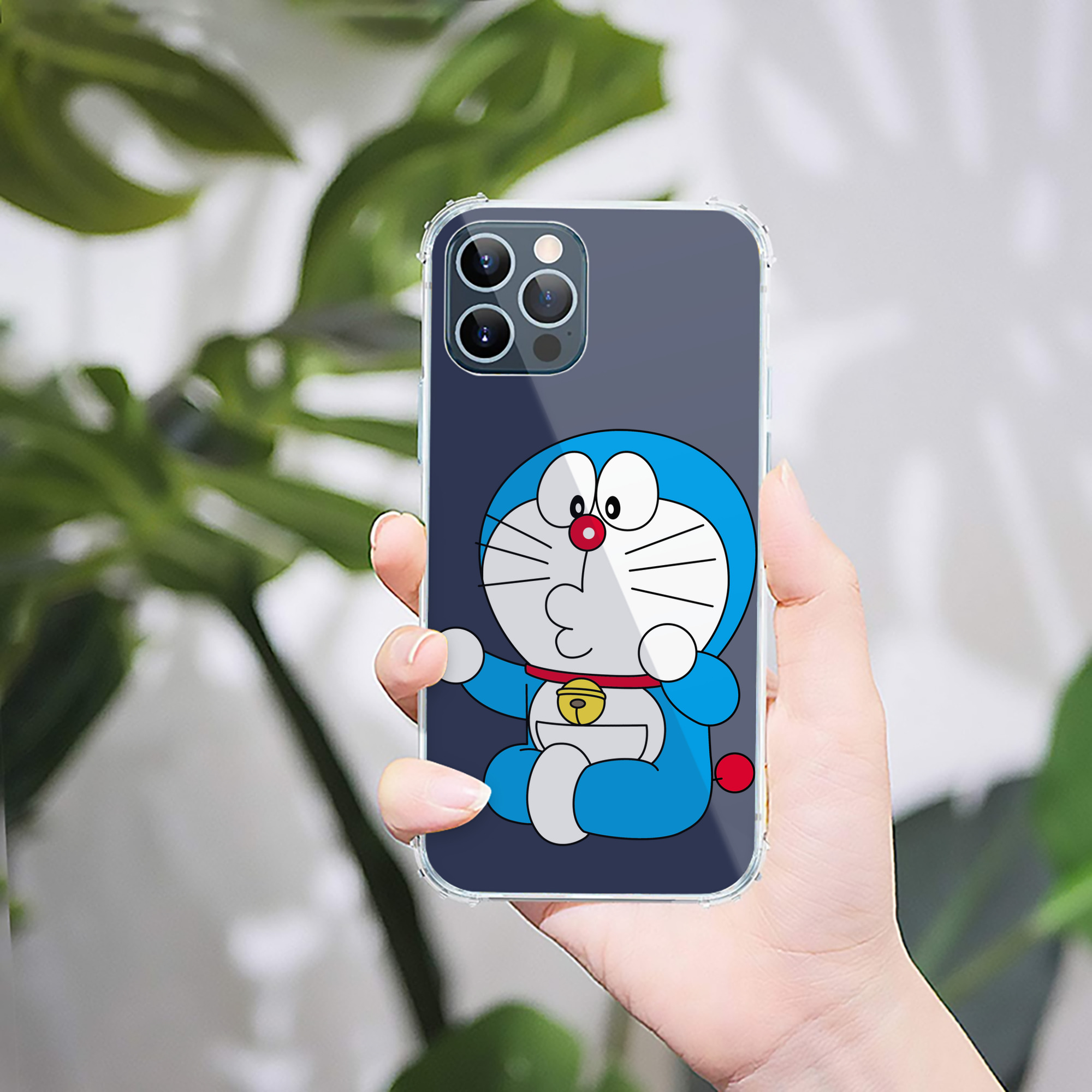 （画像用） ドラえもん Doraemon 【iPhone 12シリーズ対応】透明スマホケース（クリアソフトケース）